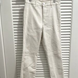H&M White High Rise Skinny Denim Jeans